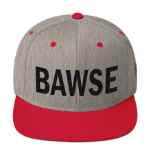 BAWSE Big Brand (Black Print) Snapback Hat