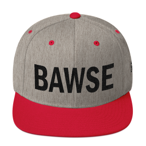 BAWSE Big Brand (Black Print) Snapback Hat