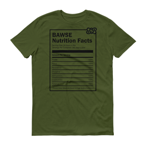 Bawse - Nutrition Facts (Black)