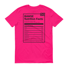 Bawse - Nutrition Facts (Black)