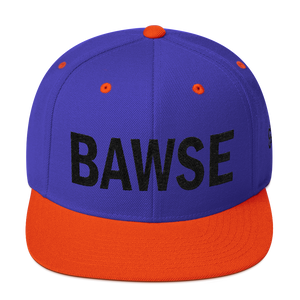 BAWSE Big Brand (Black Print) Snapback Hat