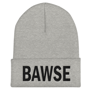 BAWSE Big Brand (Black Print) - Cuffed Beanie