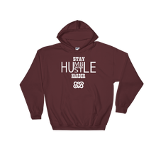 Stay Humble/Hustle Harder Hoodie (White)