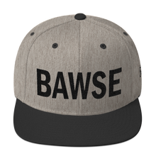 BAWSE Big Brand (Black Print) Snapback Hat