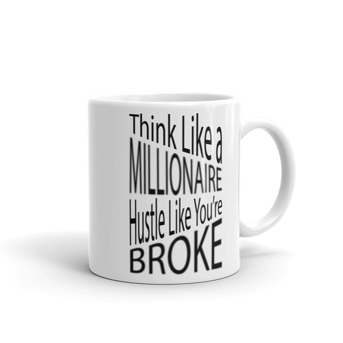Think Like a Millionaire (Left Handed) Mug