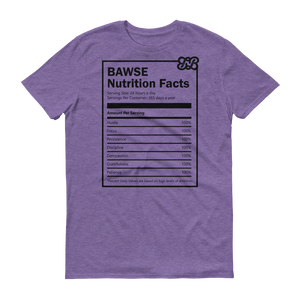 Bawse - Nutrition Facts (Black)