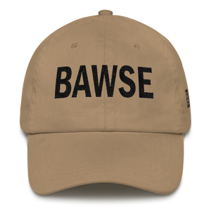 BAWSE Big Brand (Black Print) Dad hat