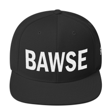 BAWSE Big Brand (White Print) Snapback Hat