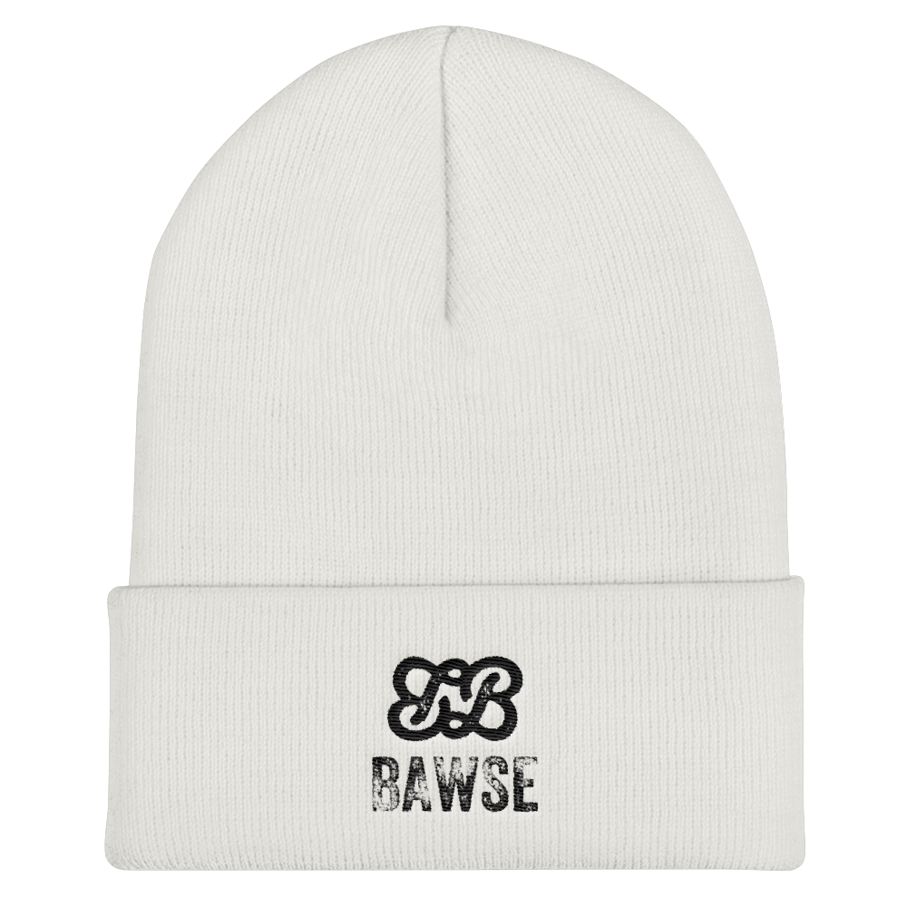 BAWSE - The Original (Black Print) - Cuffed Beanie