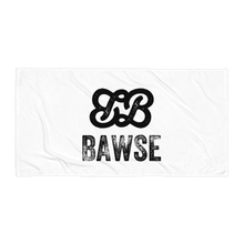 BAWSE - The Original Beach Towel (Horizontal Black Print)