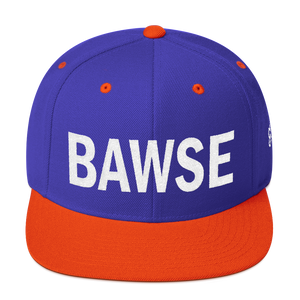 BAWSE Big Brand (White Print) Snapback Hat