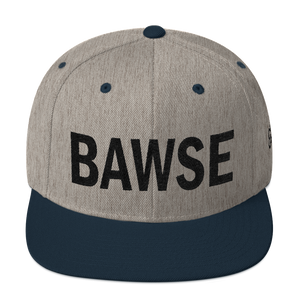 BAWSE Big Brand (Black Print) Snapback Hat