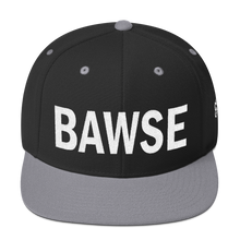 BAWSE Big Brand (White Print) Snapback Hat