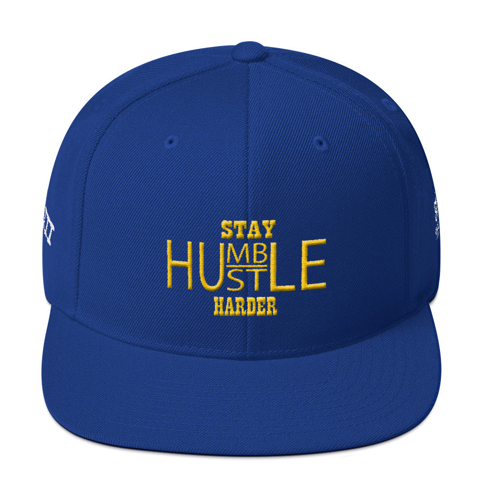 Stay Humble/Hustle Harder (Rams Inspired Crown) Snapback Hat