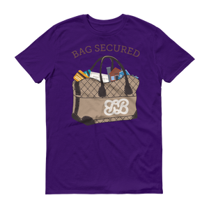Bag Secured (Pink Text White Logo)