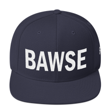 BAWSE Big Brand (White Print) Snapback Hat