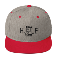 Stay Humble/Hustle Harder (Black Print) Snapback Hat