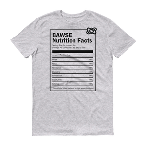 Bawse - Nutrition Facts (Black)