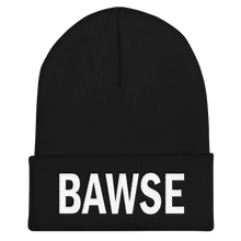 BAWSE Big Brand (White Print) - Cuffed Beanie