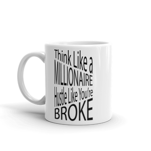 Think Like a Millionaire (Right Handed) Mug