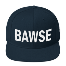 BAWSE Big Brand (White Print) Snapback Hat