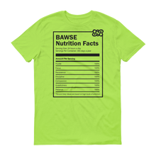 Bawse - Nutrition Facts (Black)