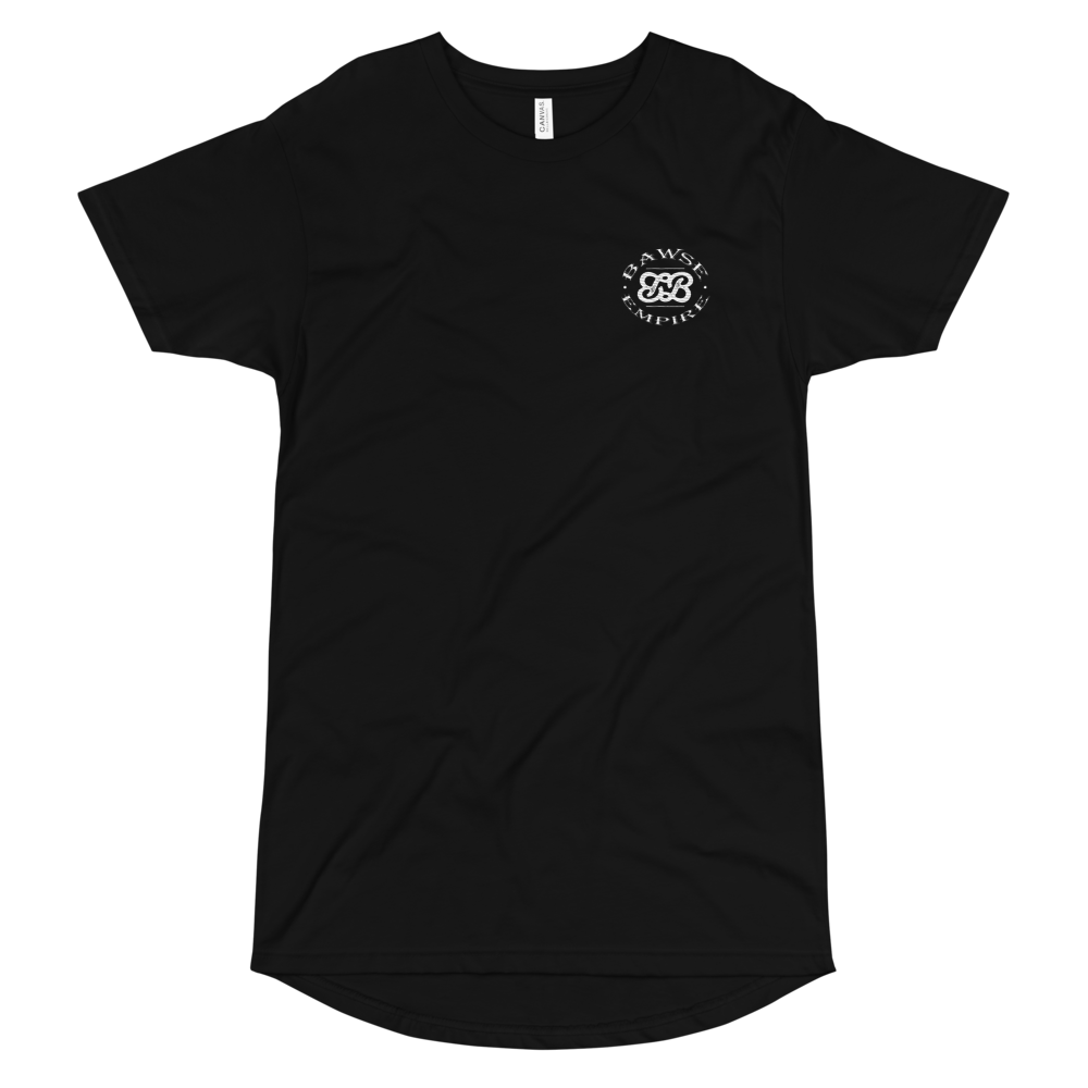 BAWSE Empire Badge (White) - Long Body Urban Tee