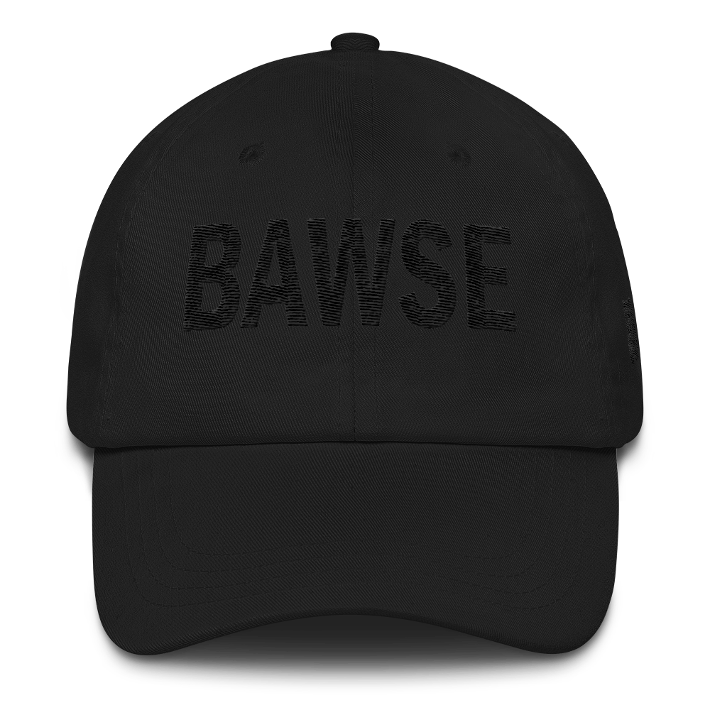 BAWSE Big Brand (Black Print) Dad hat