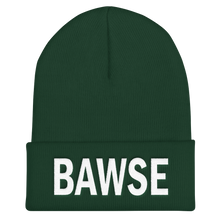 BAWSE Big Brand (White Print) - Cuffed Beanie