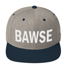 BAWSE Big Brand (White Print) Snapback Hat