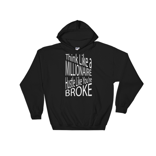 Think Like A Millionaire Hoodie (White)