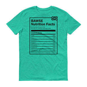 Bawse - Nutrition Facts (Black)