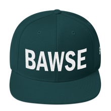 BAWSE Big Brand (White Print) Snapback Hat