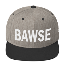 BAWSE Big Brand (White Print) Snapback Hat