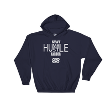 Stay Humble/Hustle Harder Hoodie (White)