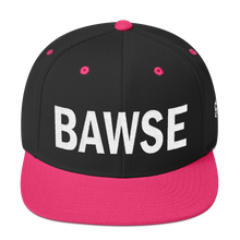 BAWSE Big Brand (White Print) Snapback Hat