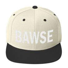 BAWSE Big Brand (White Print) Snapback Hat