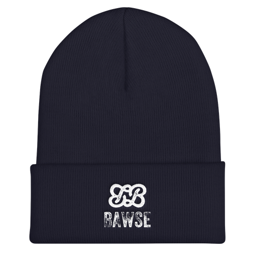 BAWSE - The Original (White Print) - Cuffed Beanie