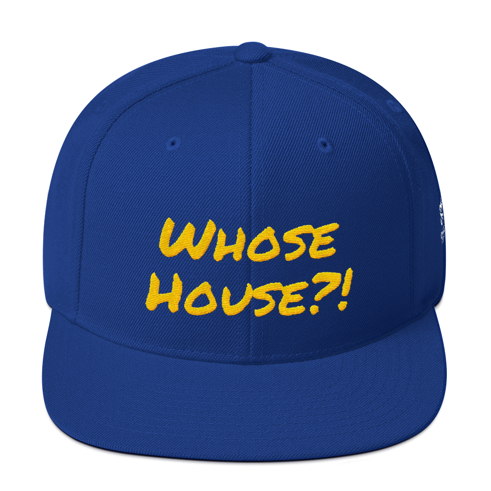 Whose House (Rams Inspired Crown) Snapback Hat