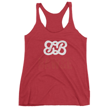 Bawse - The Original Racerback Tank (White Logo Red Brand)