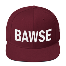 BAWSE Big Brand (White Print) Snapback Hat