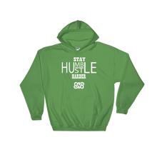 Stay Humble/Hustle Harder Hoodie (White)