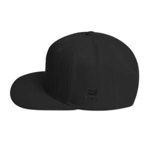 Stay Humble/Hustle Harder (Black Print) Snapback Hat