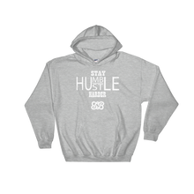 Stay Humble/Hustle Harder Hoodie (White)